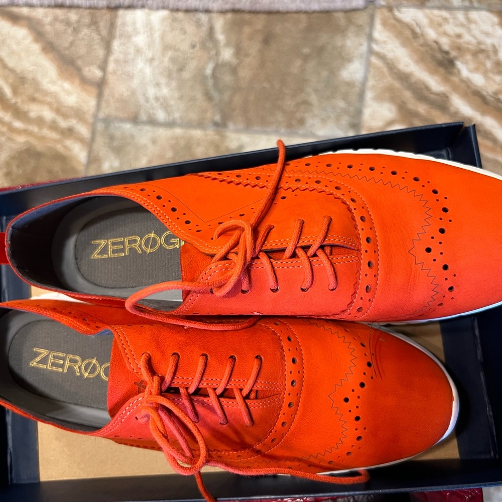 Cole Haan Women's Bright Orange Sneakers